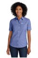 Port Authority Womens SuperPro Short Sleeve Oxford Shirt - L659