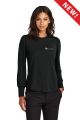 Mercer+Mettle Womens Stretch Jersey Long Sleeve Blouson Top - MM1019